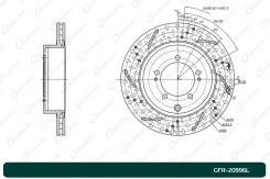 ���� ��������� ��������������� ������������� G-brake GFR-20996L ����� GFR20996L ����