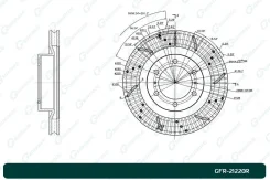 ���� ��������� ��������������� Toyota GBrake GFR21220R GFR21220R 1GRFE, ������ GFR21220R ����