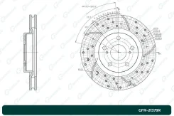 ���� ��������� ��������������� Toyota GBrake GFR21379R GFR21379R, �������� ������ GFR21379R ����