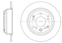���� ��������� 42510-SP0-000 / 42510-SX0-000 GR-01135 Odyssey RA1, RA7 ������ G-Brake GR01135 ����