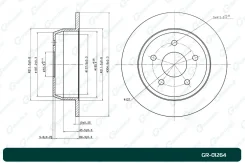 ���� ��������� ������ WJ | G-Brake | GR01264 GR01264 ����