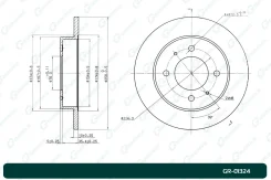 ���� ��������� G-brake GR-01324 Gbrake GR01324 GR01324 ����