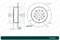 ���� ��������� G-brake GR-01349 G-Brake GR-01349 GR01349 ����
