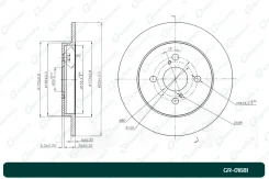 ���� ��������� GR-01681 G-Brake GR01681 ����