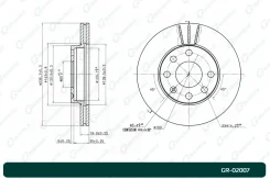 ���� ��������� ������������� Gbrake GR02007 GR02007 ����