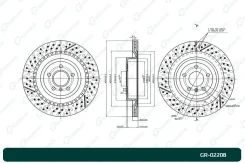 ���� ��������� ������������� G-brake GR-02208 Gbrake GR02208 GR02208 ����