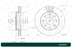 ���� ��������� ������������� G-brake GR-02224 Gbrake GR02224 GR02224 ����
