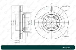 ���� ��������� G-Brake GR-02255 GR02255 ����