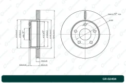 ���� ��������� ������������� G-brake GR-02404 G-Brake GR-02404 GR02404 ����