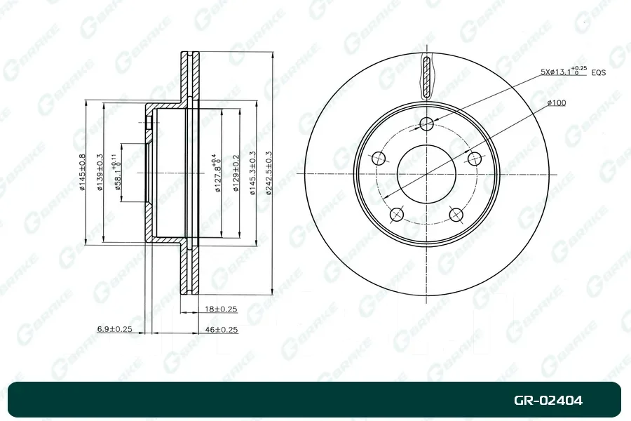 ���� ��������� G-brake GR-02404 GR02404 ����