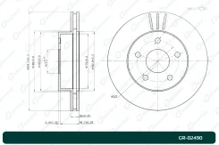���� ��������� Gbrake GR02490 GR02490 ����