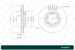 ���� ��������� Gbrake GR02634 GR02634 ����