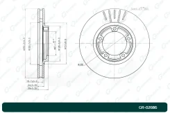 ���� ��������� G-brake GR-02686 G-Brake GR-02686 GR02686 ����