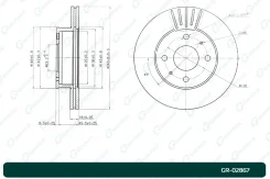 ���� ��������� G-brake GR-02867 Gbrake GR02867 GR02867 ����