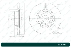 ���� ��������� ������������� Gbrake GR20247 GR20247 ����