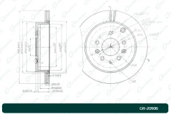 ���� ��������� ������������� G-brake GR-20906 G-Brake GR-20906 GR20906 ����