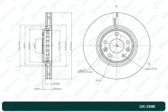 ���� ��������� ������������� G-brake GR-21081 G-Brake GR-21081 GR21081 ����