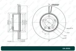 ���� ��������� ������������� Gbrake GR21555 GR21555 ����