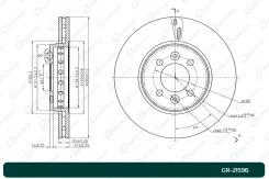 ���� ��������� ������������� Gbrake GR21596 GR21596 ����