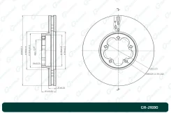 ���� ��������� G-brake GR-21690 (��������� 113,5) G-Brake GR-21690 GR21690 ����