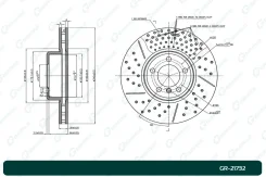 ���� ��������� ��������������� ������������� G-brake GR-21732 Gbrake GR21732 GR21732 ����