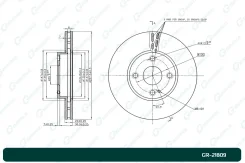 ���� ��������� GR-21809 G-brake Mazda Demio DJ3AS, DJ3FS, DJ5AS, DJ5FS GR21809 ����