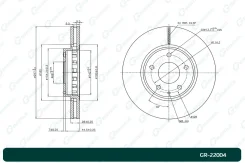 ���� ��������� G-brake GR-22004 G-Brake GR-22004 GR22004 ����