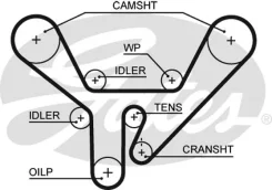 ������ ��� CT727(299T), �077109119B/077109119D/077109119E 5518XS Gates 5518XS ����