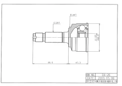 ���� �������� /�������� ������ /����� HDK ��� YRV 2000- EJVE 1.0; 19*47*24; DA-026; 4342097404 4341097406 4341097407 DA026 ����