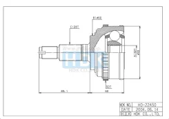 ���� �������� abs ho-22a50 (F0048119) HDK [HO022A50] HO022A50 ����