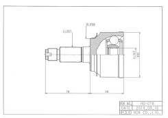 ���� ������� HDK HDK HO-078 HO078 ����