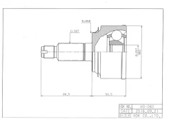���� �������� /�������� ������ /����� HDK ��� Honda Accord 2008-2012 CR-V 2007-2012 CU# RE3 RE4; HO-082; 44014TL1E50 0310Crvdi 44014STKA03 HDK HO-082...