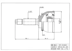 ���� ������� ABS, Made in Japan HDK HY021A44 HY021A44 ����