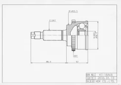 ���� ������� ABS, Made in Japan HDK ���. KI018A48 KI018A48 ����