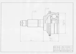 ���� �������� /�������� ������ /����� HDK ��� Mazda 323 1990-1994; MA-011A44; F06222510A MZ38A44 NJ1978NY Mazda 323 BG8P BP 1.8 MT/AT 90-94 f06222510a...