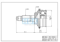 ���� ������. [ABS] 44z HDK MA-018A44 MA018A44 ����
