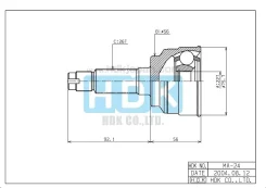 ���� �������� /������ /����� HDK ��� Mazda Familia 1994-323 BHA3 BHA5 BHAL BHA8; MA-024; F02525400 MA24 MA024 ����