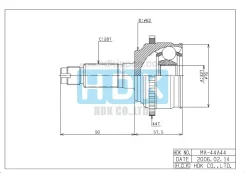���� ������. [ABS] 44z HDK MA-044A44 MA044A44 ����