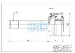 ���� �������� /�������� ������ /����� HDK ��� Mitsubishi Pajero 1982-1991 Sport 1993-199693-1996; 27*56*28; MI-014; MB620325 275628 6G72 Pajero L04 L1...