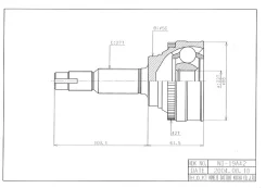 ���� �������� /�������� ������ /����� HDK ��� Avenir W10 1990-1993 Primera P11 1990-1997 Bluebird U12 1987-; 23*56*27; NI-019A42; (TG-7419 TG7419Z42 0...