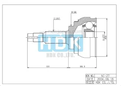 ���� �������� / �������� ������ ����� HDK ��� Nissan Cefiro A32 1994-19981998; 27*56*29; NI-027; 3910032U05 0210040A46 303288 275629 Cefiro A32 94-98...