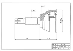 ���� �������� /������ /����� HDK ��� Nissan Almera N16 2000- 22; 35*55*27; NI-083; 391005M010 391005M310 391015M310 HDK NI083 NI083 ����