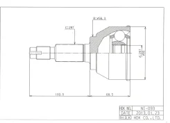 ���� �������� /�������� ������ /����� HDK ��� Nissan Juke F15 2010-2014; 26*56.3*29; NI-093; (TG-7493) 392111KB0A 391001KB0A 391011KB0A NI093 ����