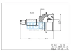 ���� �������� /������ /����� HDK ��� Suzuki Cultus Baleno 1995-2002 GA11S G13B GC21W G15A; SU-019; 4410260GB0 SU019 ����