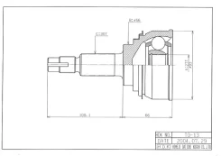 ���� �������� /������ /����� HDK ��� Scepter Windom 1992-1996; 27*56*30; TO-013; (TO-017) 4341033030 275630 Scepter, Windom #V10 92-96 to013������/to0...