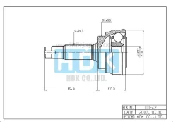 ���� �������� /�������� ������ /����� HDK ��� Platz 1999-; 22*56*24; TO-042; (TG-9542Z48 0110-042) 4341052010 225624 Platz 2NZ 99- 0110042/tg9542z48/4...