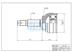 ���� 23*56*26 Avensis CT220 2CTE 99- TO-51 HDK ���. TO-051 TO051 ����