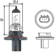 ��������, ����������, 60/55W H9008, H13, Hella (8GJ008837121, 9008, L0000H13) 8GJ008837121 ����