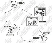 ����� ��������� Toyota RAV 4 Jikiu MI21097 ����