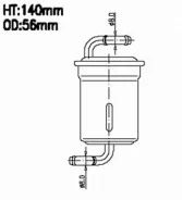 ������ ��������� Mazda Cronos 2,0 1992 - 1997 Mazda Capella 2,0 1992 - 1997 FS9102 FS9102 ����